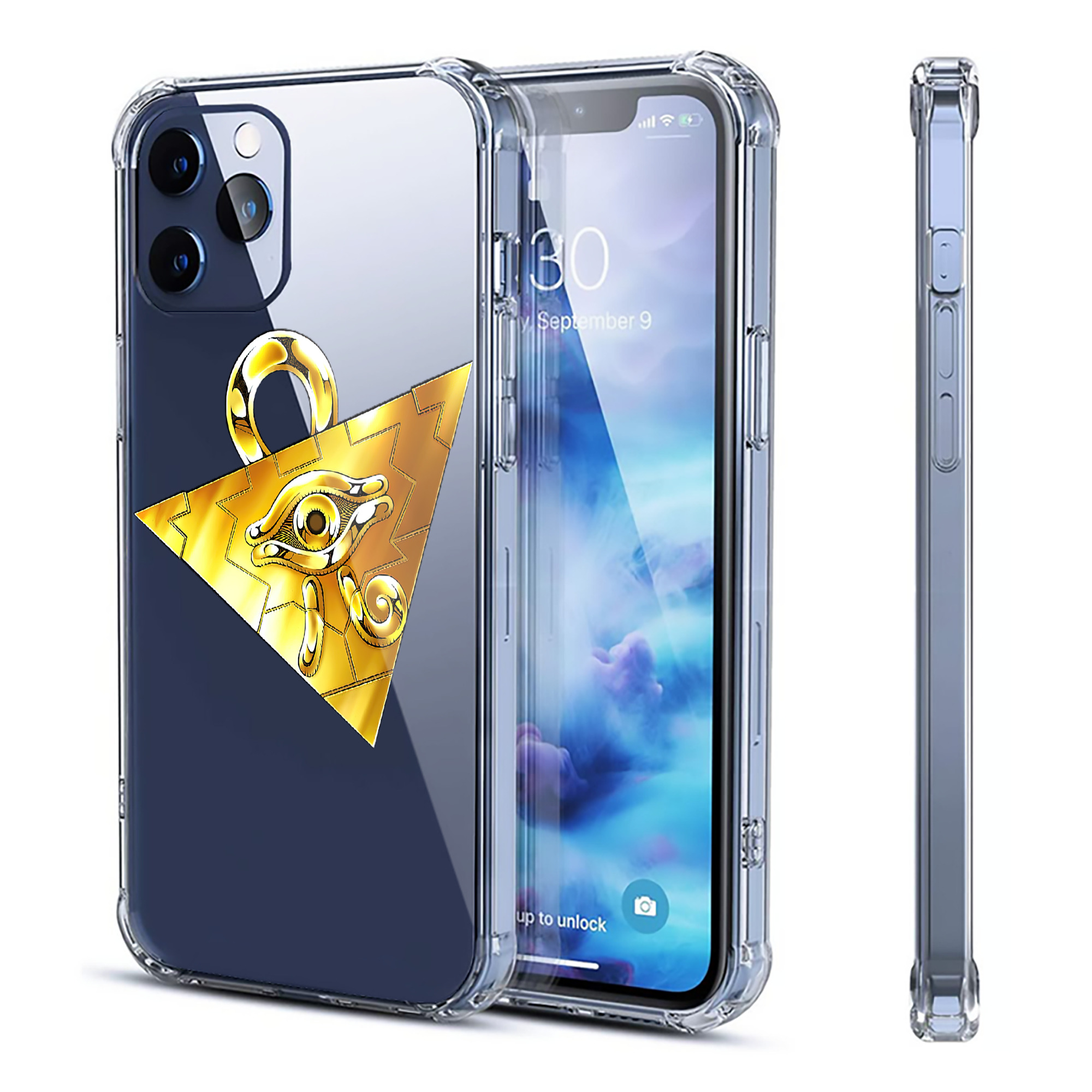 （画像用） 遊☆戯☆王 Yu-Gi-Oh! 【iPhone 12シリーズ対応】透明スマホケース（クリアソフトケース）